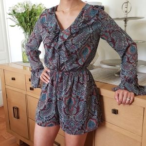 Xhiliration long-sleeve romper